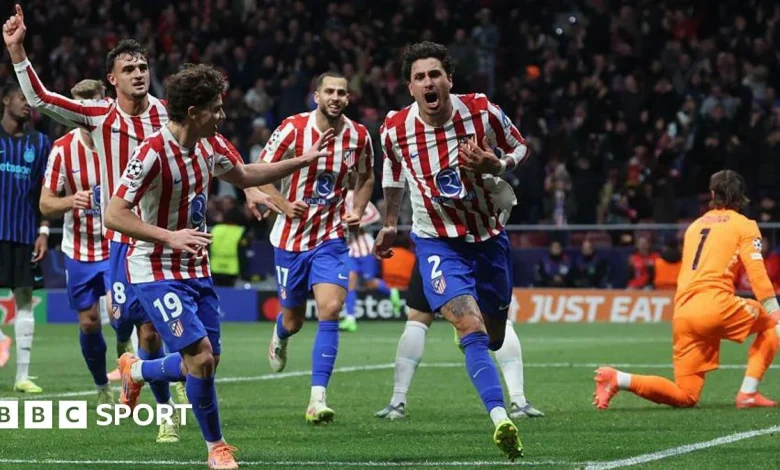Atletico Madrid 2-1 Inter Milan: Jose Maria Gimenez scores winner for hosts