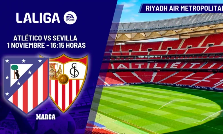 Atlético de Madrid - Sevilla: horario, dónde ver en TV y canal del partido de LaLiga EA Sports