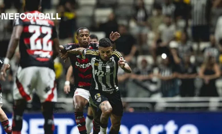 Atlético segura pressão, mas Bruno Henrique marca nos acréscimos e evita vitória alvinegra