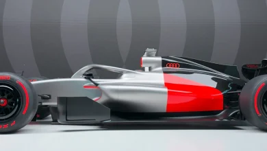 Audi goes full minimalism for its first-ever Formula 1 livery