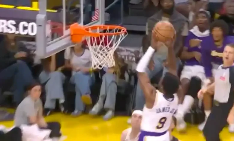 Austin Reaves Becomes The First Player In NBA History To Throw A Father And His Son A Lob After The Beauty To Bronny Last Night