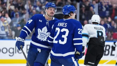 Auston Matthews, Matthew Knies to return to Maple Leafs lineup vs. Blue Jackets