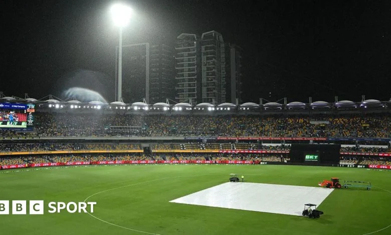 Australia v India: Tourists take T20 series after final match in Brisbane washed out