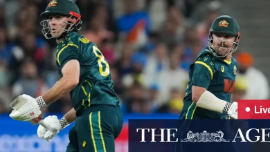Australia vs India T20 LIVE: Bumrah magic sends late shockwave through Australia after 82,438 at the MCG go silent for Ben