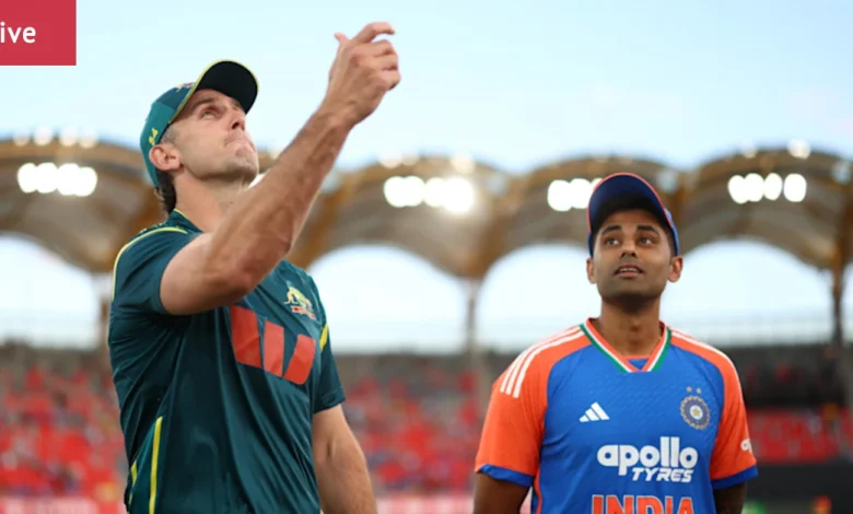 Australia vs India T20 LIVE: Maxwell returns as Marsh sends India in to bat