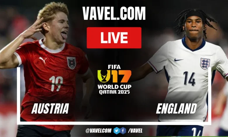 Austria vs England LIVE Score Updates in U-17 World Cup Match