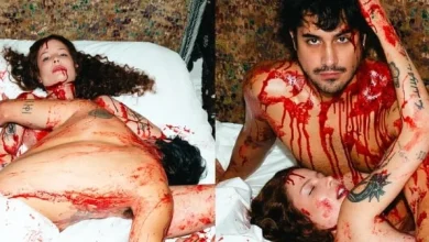 Avan Jogia & Halsey Go Nude in Halloween Pics