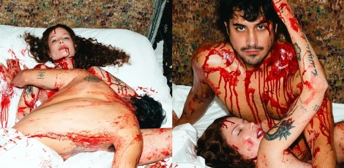 Avan Jogia & Halsey Go Nude in Halloween Pics