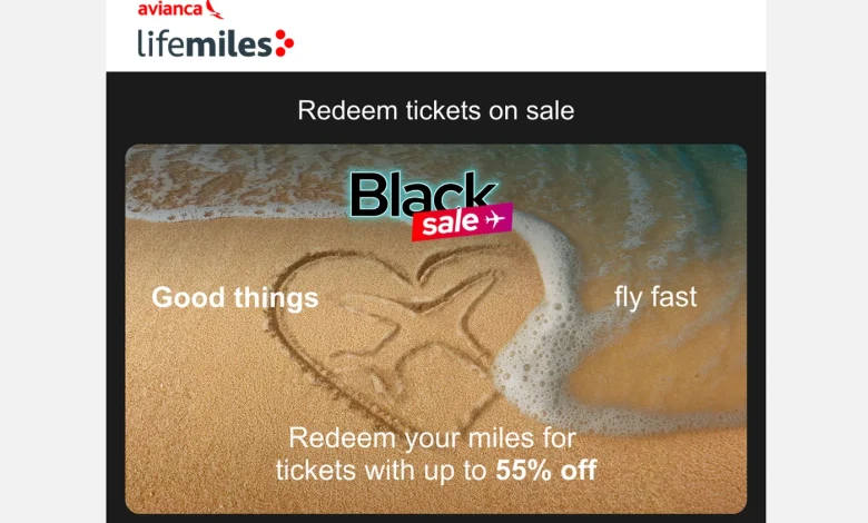 Avianca LifeMiles Up To 55% Award Sale Ex-US Through May 31, 2026 (Book By December 1)