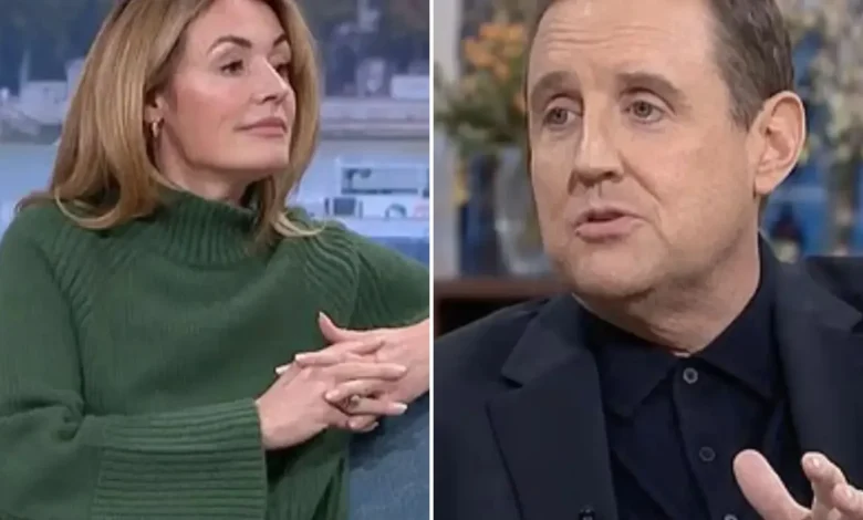 Awkward moment Peter Kay calls out Cat Deeley's annoying habit live on air as Ben says 'it drives me mad!'