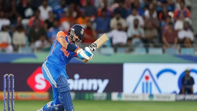 Axar Patels late cameo takes India to 167/8 in Carrara