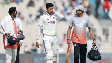 BCCI confirms skipper Gill sustained neck spasm while batting on day two of Kolkata Test