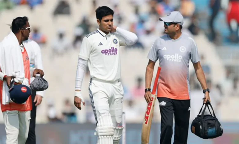 BCCI confirms skipper Gill sustained neck spasm while batting on day two of Kolkata Test