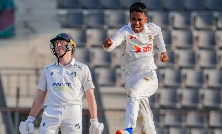 Ban vs Ire - 1st Test - Carmichael, Neill, Murad sparkle on the day of the debutants