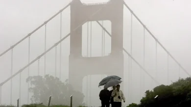 Bay Area hit twice by the same storm system; new cold front arrives tonight