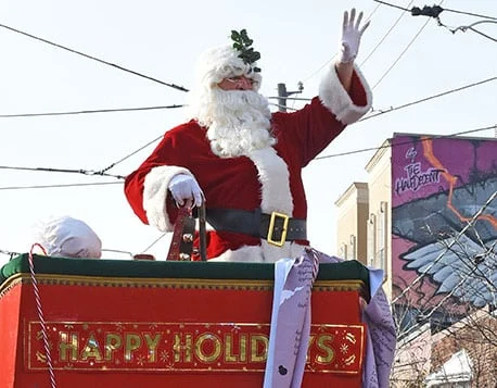 Beaches Santa Claus Parade takes place this afternoon along Kingston Road