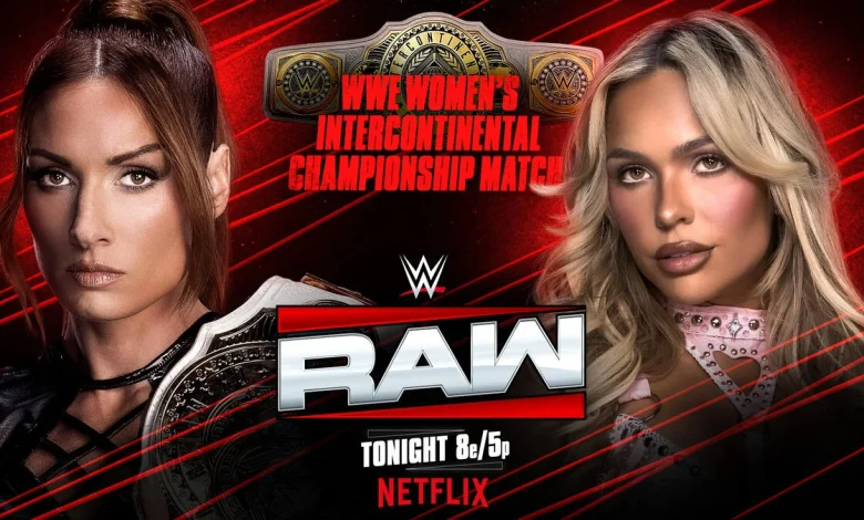 Becky Lynch defends Women's Intercontinental Title against Maxxine Dupri