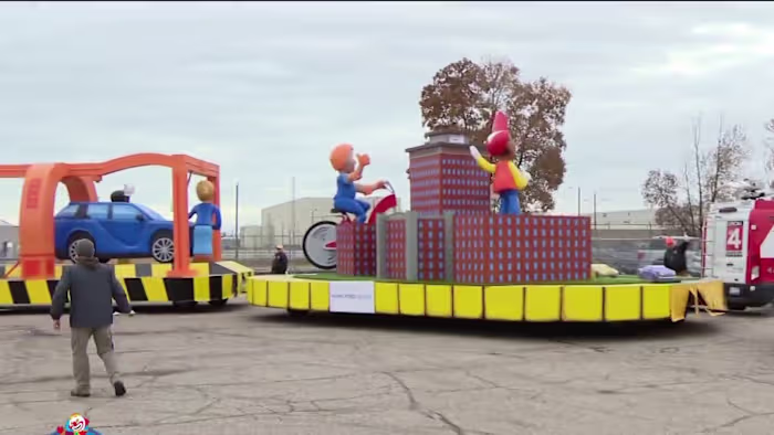 Behind the scenes of Detroit’s Thanksgiving parade float preparations and safety measures