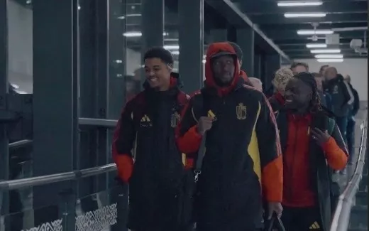 Belgium's Footbal Team Touches Down in Kazakhstan Ahead of UEFA Clash