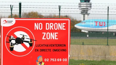 Belgium’s Liege airport temporarily halts flights after new drone sighting