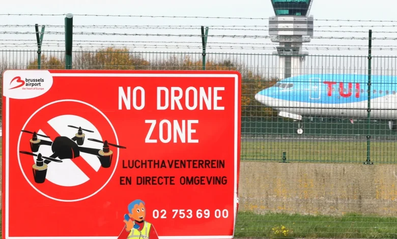 Belgium’s Liege airport temporarily halts flights after new drone sighting