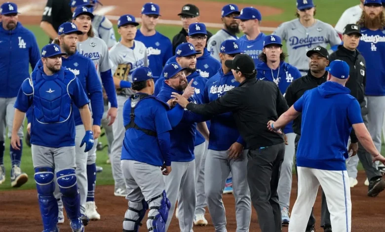 Benches clear after Jays SS Andres Gimenez hit by pitch