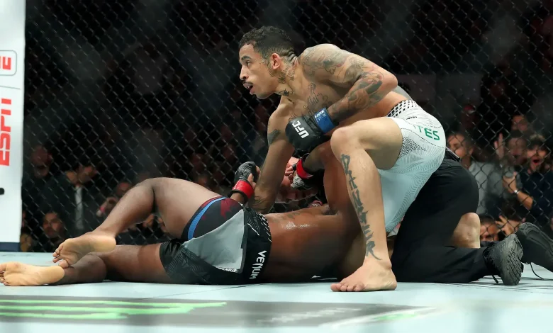 Benoit Saint-Denis, Carlos Prates, And Michael Morales Land Vicious Back-To-Back-To-Back Knockouts At UFC 322