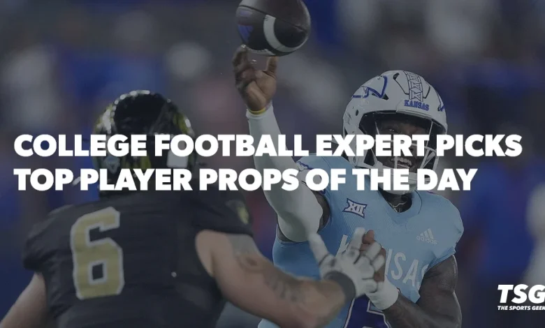 Best College Football Player Props Today: NCAAF Player Prop Bets for November 21