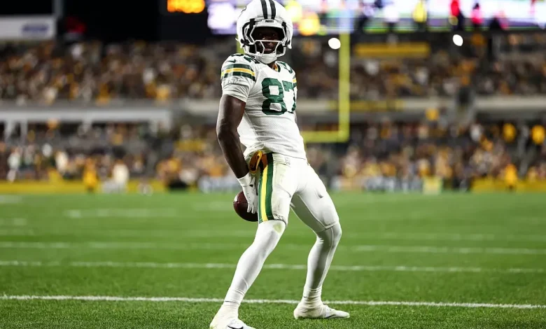 Best Romeo Doubs prop bets for Packers vs. Eagles on Monday Night Football Week 10