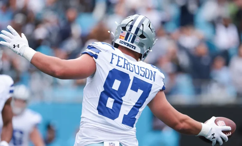 Best Week 9 MNF DraftKings Showdown Tight Ends: Jake Ferguson vs. Trey McBride