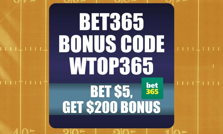 Bet365 Bonus Code WTOP365: Claim $200 Bonus for Cowboys-Cardinals MNF
