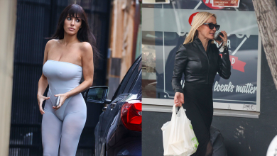 Bianca Censori Steps Out in Skimpy Outfit With Sister & Mom in Australia