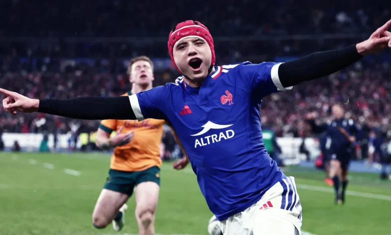 Bielle-Biarrey masterclass helps France hold off Australia