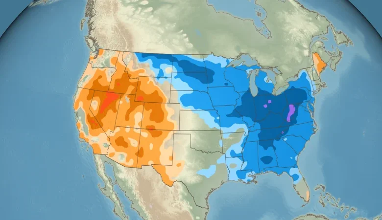 Big temperature drop on the menu this Thanksgiving for millions across the US