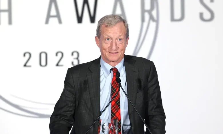 Bilionaire Tom Steyer declares run for California governor