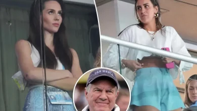Bill Belichick’s daughter-in-law Jennifer awkwardly avoids stern Jordon Hudson during UNC game