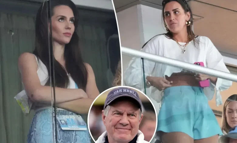 Bill Belichick’s daughter-in-law Jennifer awkwardly avoids stern Jordon Hudson during UNC game