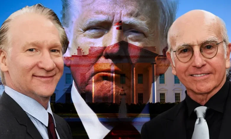 Bill Maher Once Again Hits Back At “Childish” Larry David, Defends Trump Dinner