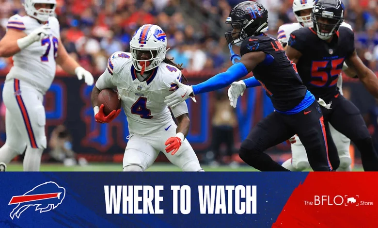 Bills at Texans | Where to watch, stream and listen | TNF Week 12