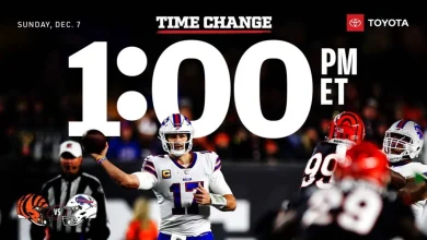 Bills vs. Bengals game is flexed to 1 p.m. slot in Week 14