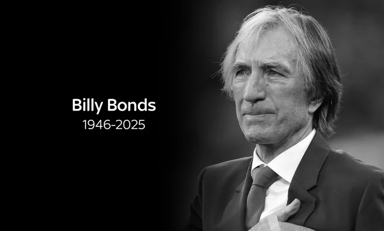 Billy Bonds, the legendary former West Ham player, coach and manager, has died aged 79.