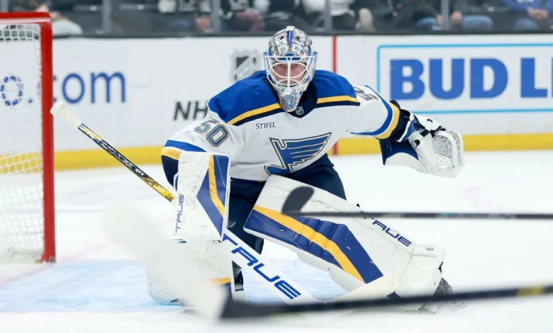 Binnington passes his agent for Blues goalie mark