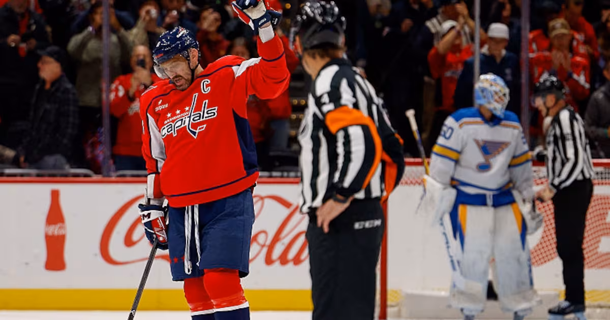 Binnington says he had ‘full intention’ of giving back Ovechkin’s 900th goal puck