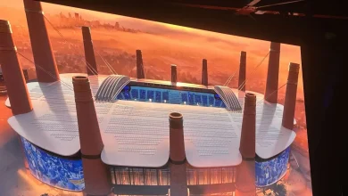 Birmingham City unveil new stadium with enormous chimneys dubbed 'powerhouse'