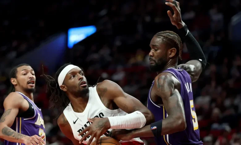 Blazers Go Bonk, Lose to No-Name Lakers