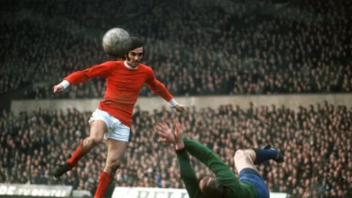 Blonde bombshell who was George Best's first lover shaved head and became a Buddhist