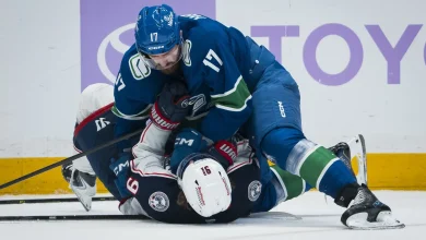 Blue Jackets Lose Third Straight In Vancouver