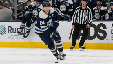 Blue Jackets’ Mathieu Olivier ejected from game against Canucks