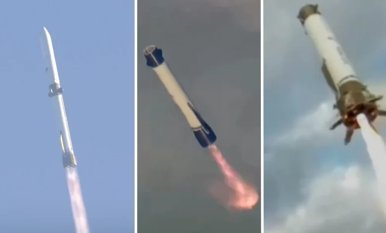 Blue Origin lands huge New Glenn rocket booster for 1st time after acing Mars ESCAPADE launch for NASA