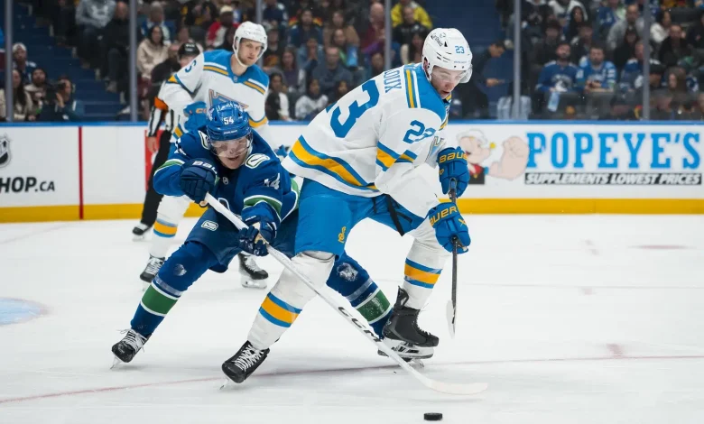 Blues Assign Mailloux To Springfield, Recall Skinner